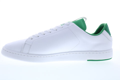 Lacoste Carnaby Evo Li Mens White Leather Lace Up Lifestyle Sneakers Shoes
