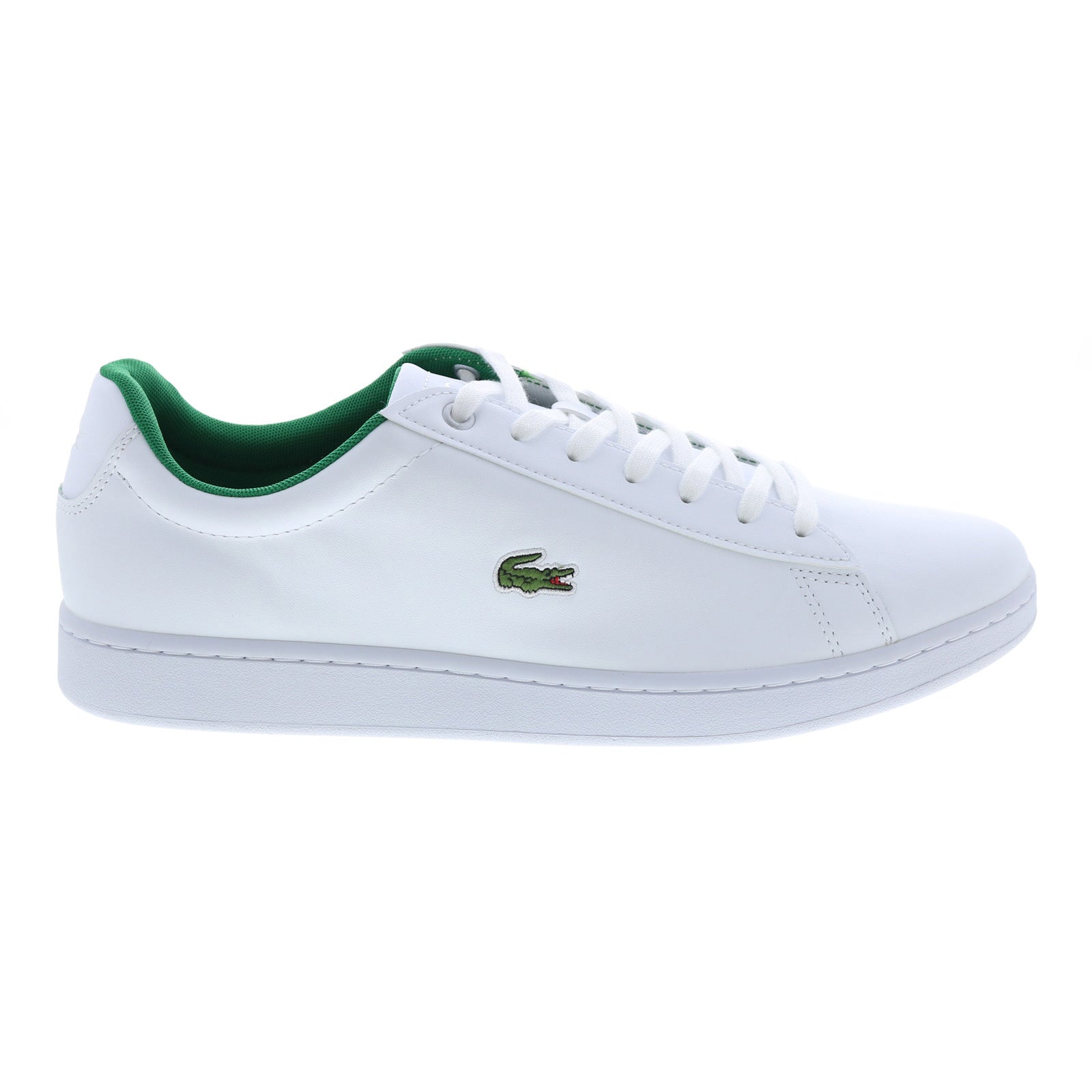 Lacoste Hydez 1 P Sma Mens White Leather Lifestyle Sneakers Ruze Shoes