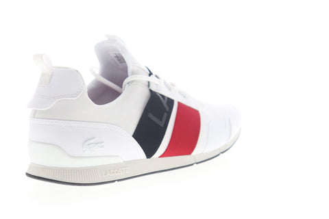 Lacoste Menerva Elite 319 1 US Mens Black Canvas Low Top Sneakers Shoes