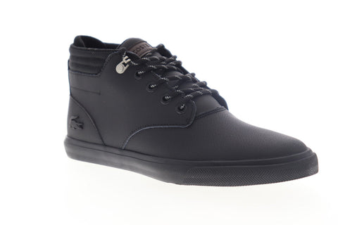Lacoste Esparre Winter C 319 1 CM Mens Black Leather Low Top Sneakers Shoes