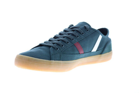Lacoste Sideline 319 1 7-38CMA00552D2 Mens Green Canvas Low Top Sneakers Shoes