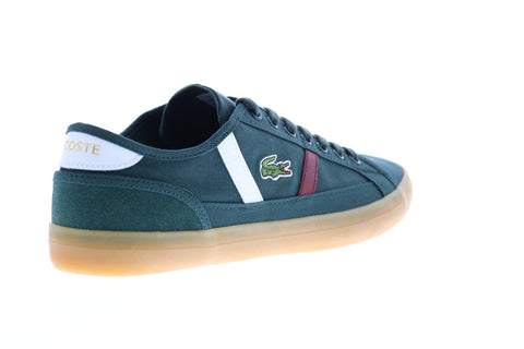 Lacoste Sideline 319 1 7-38CMA00552D2 Mens Green Canvas Low Top Sneakers Shoes