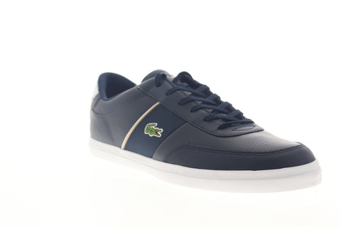 Lacoste Court Master 319 6 CMA Mens Blue Leather Low Top Sneakers Shoes