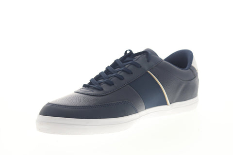 Lacoste Court Master 319 6 CMA Mens Blue Leather Low Top Sneakers Shoes
