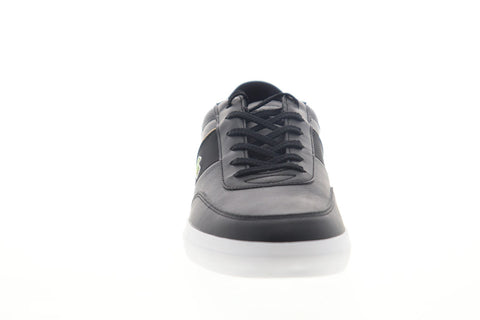 Lacoste Court Master 319 6 CMA Mens Black Leather Low Top Sneakers Shoes
