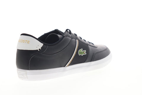 Lacoste Court Master 319 6 CMA Mens Black Leather Low Top Sneakers Shoes