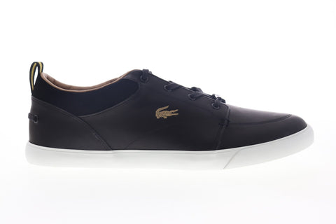 Lacoste Bayliss Premium 3191 UCMA Mens Black Leather Low Top Sneakers Shoes