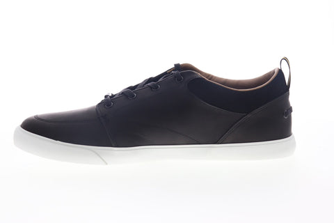 Lacoste Bayliss Premium 3191 UCMA Mens Black Leather Low Top Sneakers Shoes