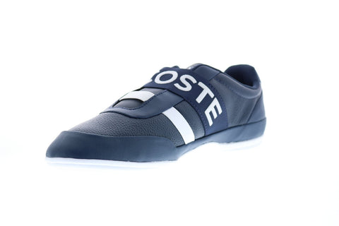 Lacoste Misano Elastic 3191 U CMA Mens Blue Leather Lifestyle Sneakers Shoes