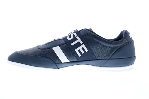 Lacoste Misano Elastic 3191 U CMA Mens Blue Leather Lifestyle Sneakers Shoes