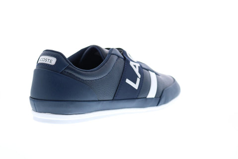Lacoste Misano Elastic 3191 U CMA Mens Blue Leather Lifestyle Sneakers Shoes