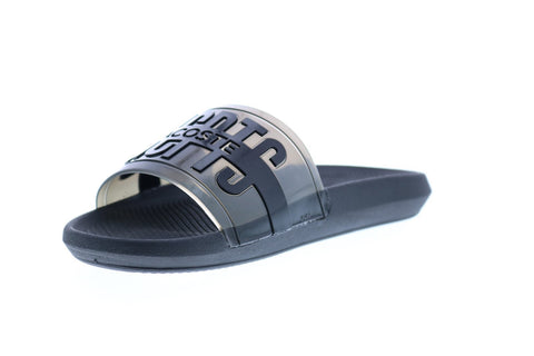 Lacoste Croco Slide x Concepts Mens Black Synthetic Slides Sandals Shoes