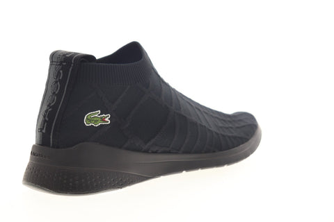Lacoste LT Fit Sock 319 1 SMA Black Canvas Slip On Lifestyle Snea Ruze Shoes