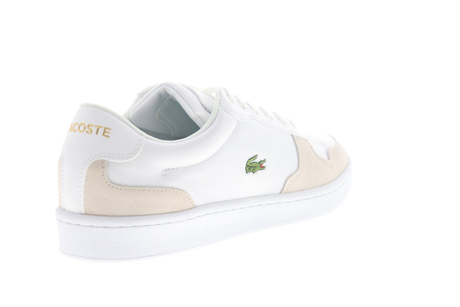 Lacoste Masters Cup 319 SMA Mens White Leather Lifestyle Sneakers - Ruze Shoes