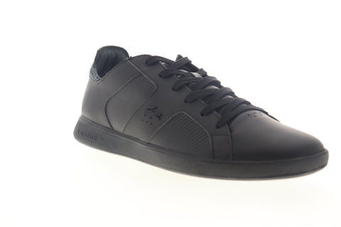 Lacoste Novas 319 2 SMA 7-38SMA002102H Mens Black Low Top Sneakers Shoes