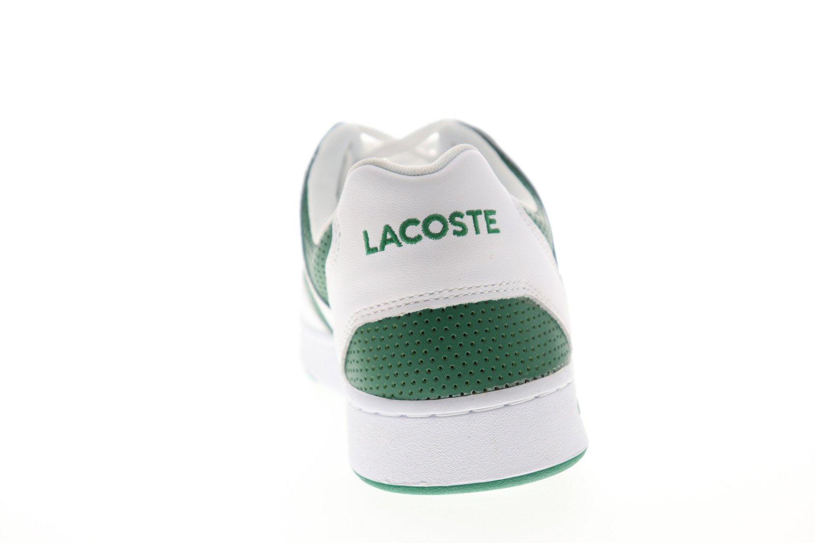 LACOSTE Mens Thrill 319 Leather Trainers White Green Sneaker Shoes Size 10.5 Lacoste Thrill 319 1 US SMA Mens White Leather Lace Up  main image 2