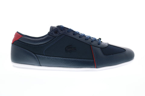 Lacoste Evara Sport 319 Mens Blue Leather Lace Up Lifestyle Sneakers Shoes