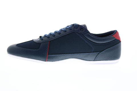 Lacoste Evara Sport 319 Mens Blue Leather Lace Up Lifestyle Sneakers Shoes