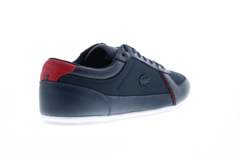 Lacoste Evara Sport 319 Mens Blue Leather Lace Up Lifestyle Sneakers Shoes