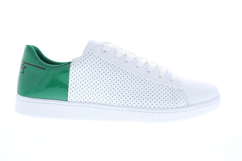 Lacoste Carnaby Evo 319 1 Mens White Leather Lace Up Lifestyle Sneakers Shoes