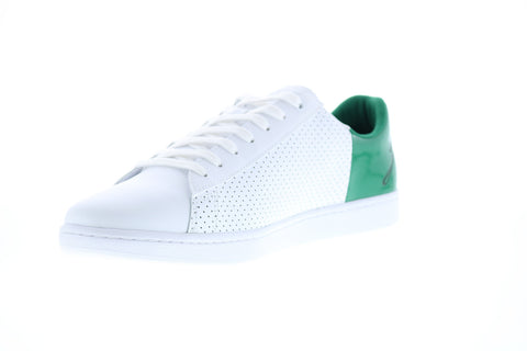 Lacoste Carnaby Evo 319 1 Mens White Leather Lace Up Lifestyle Sneakers Shoes