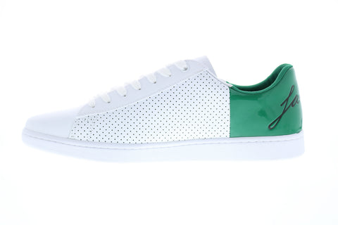 Lacoste Carnaby Evo 319 1 Mens White Leather Lace Up Lifestyle Sneakers Shoes