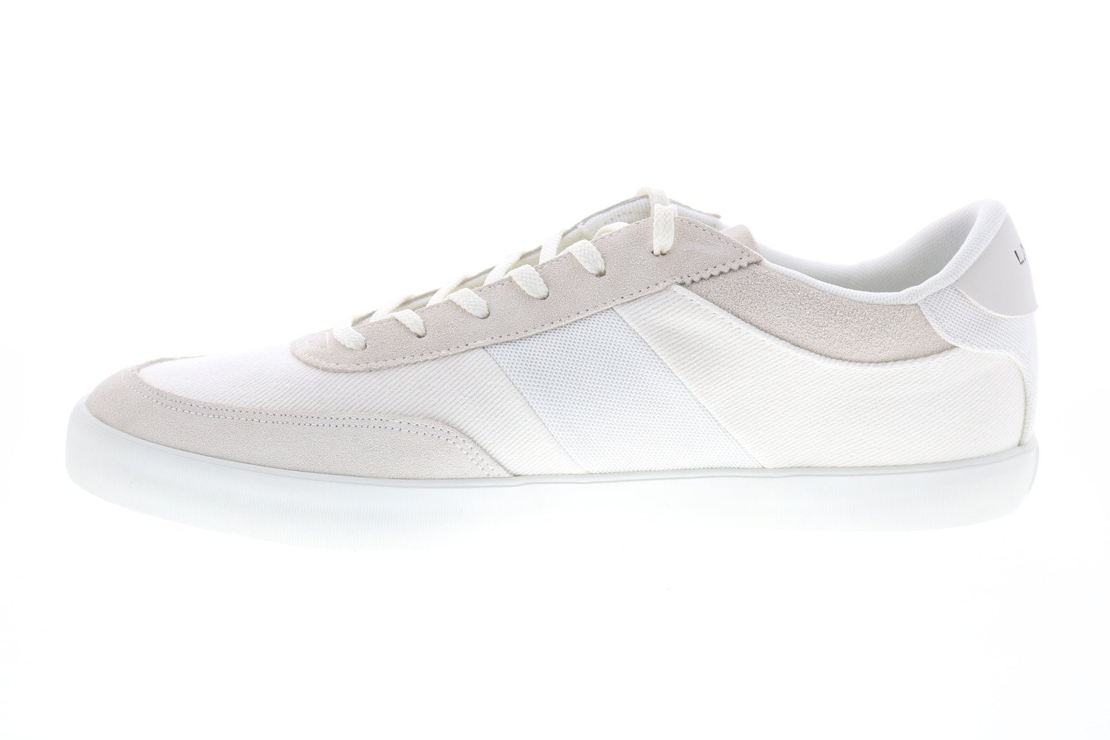 Lacoste Court-Master 220 1 CMA Mens Beige Canvas Lifestyle Sneakers Shoes LACOSTE APPAREL Court Cage 48SMA0016-BW8 - Shiekh main image 4