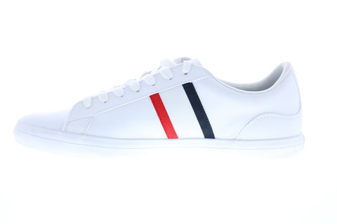 Lacoste Lerond Tri 1 CMA Mens White Leather Low Top Lifestyle Sneakers Shoes