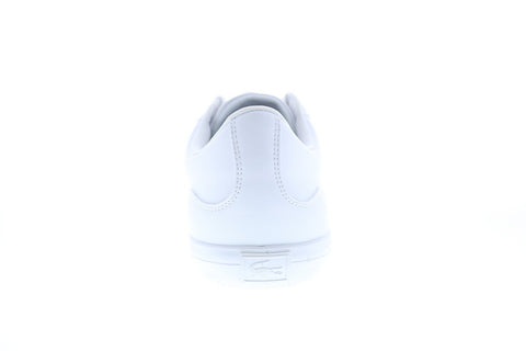 Lacoste Lerond Tri 1 CMA Mens White Leather Low Top Lifestyle Sneakers Shoes