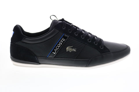Lacoste Chaymon 120 7 U CMA 7-39CMA0081011 Mens Black Leather Lifestyle Sneakers Shoes