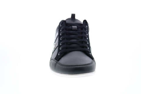 Lacoste Chaymon 120 7 U CMA 7-39CMA0081011 Mens Black Leather Lifestyle Sneakers Shoes