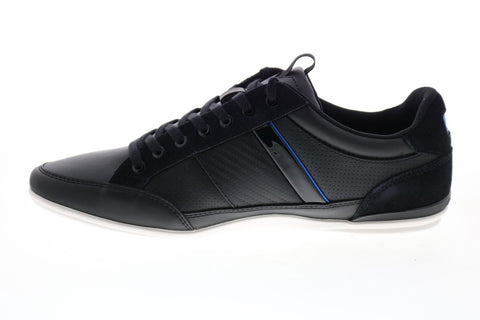 Lacoste Chaymon 120 7 U CMA 7-39CMA0081011 Mens Black Leather Lifestyle Sneakers Shoes