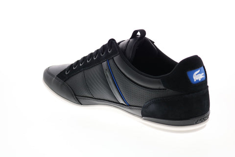 Lacoste Chaymon 120 7 U CMA 7-39CMA0081011 Mens Black Leather Lifestyle Sneakers Shoes