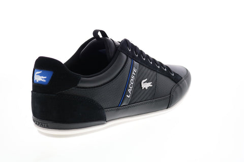 Lacoste Chaymon 120 7 U CMA 7-39CMA0081011 Mens Black Leather Lifestyle Sneakers Shoes