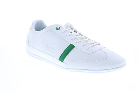 Lacoste Misano 120 1 P CMA Mens White Leather Lifestyle Sneakers Shoes