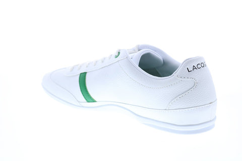 Lacoste Misano 120 1 P CMA Mens White Leather Lifestyle Sneakers Shoes