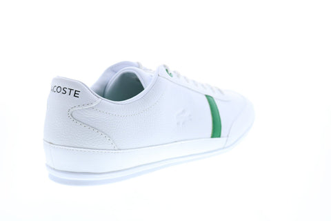 Lacoste Misano 120 1 P CMA Mens White Leather Lifestyle Sneakers Shoes