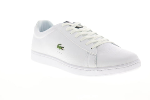 Lacoste Carnaby Evo 220 1 SMA Mens White Leather Low Top Sneakers Shoes