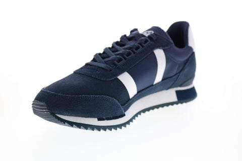 Lacoste Partner Retro 120 1 SMA Mens Blue Suede Lifestyle Sneakers Shoes