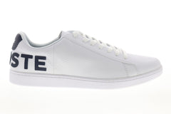 Lacoste Carnaby Evo 120 7 US SMA Mens White Synthetic Low Top Sneakers Shoes
