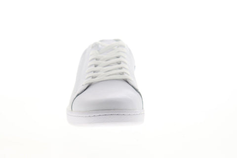 Lacoste Carnaby Evo 120 7 US SMA Mens White Synthetic Low Top Sneakers Shoes