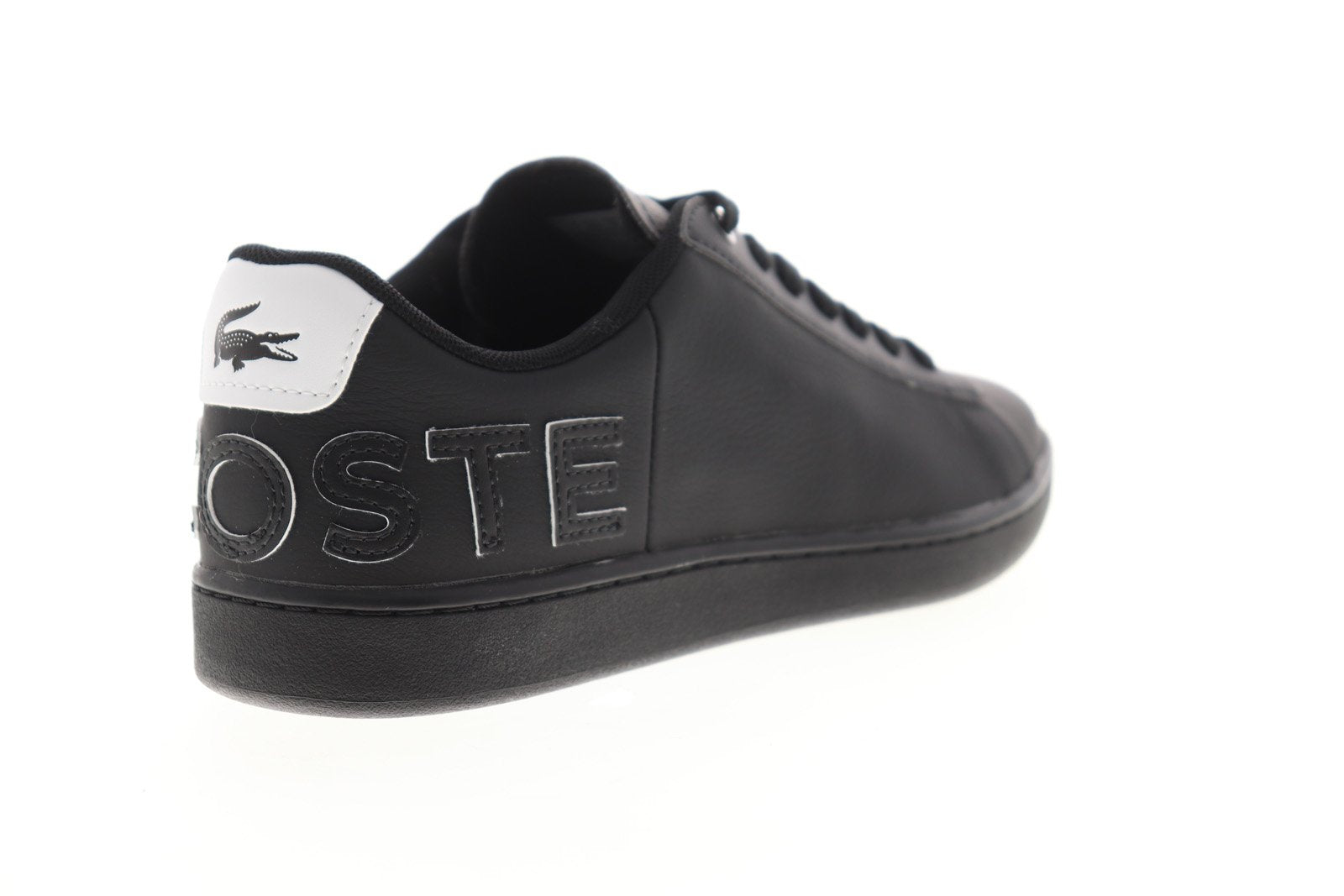 Lacoste Carnaby Evo 120 7 US SMA Mens Black Lace Up Lifestyle 