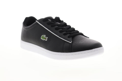 Lacoste Carnaby Evo 120 2 SMA 7-39SMA0061312 Mens Black Low Top Sneakers Shoes