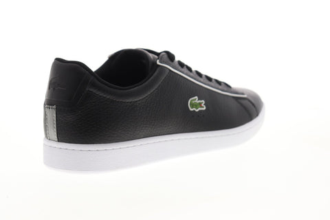 Lacoste Carnaby Evo 120 2 SMA 7-39SMA0061312 Mens Black Low Top Sneakers Shoes