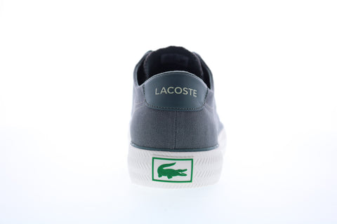 Lacoste Gripshot 220 1 Cma Mens Gray Canvas Lace Up Lifestyle Sneakers Shoes