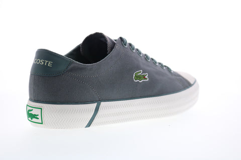 Lacoste Gripshot 220 1 Cma Mens Gray Canvas Lace Up Lifestyle Sneakers Shoes
