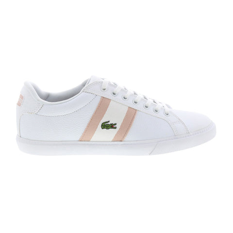 Lacoste Grad VULC 120 1 P Womens White Leather Lifestyle Sneakers Shoes