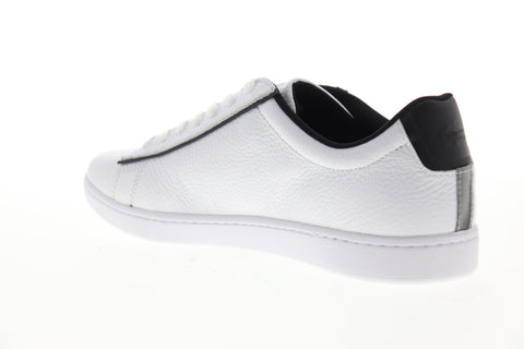 Lacoste Carnaby Evo 120 2 Sma 7-39SMA0061147 Mens White Leather Low Top Sneakers Shoes