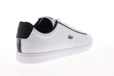Lacoste Carnaby Evo 120 2 Sma 7-39SMA0061147 Mens White Leather Low Top Sneakers Shoes