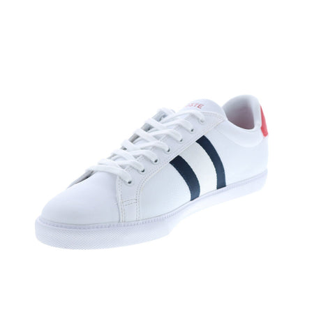 Lacoste Grad Vulc 120 2 P Sma Mens White Leather Lifestyle Sneakers Shoes
